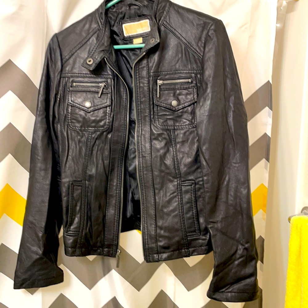 Michael Kors genuine leather jacket